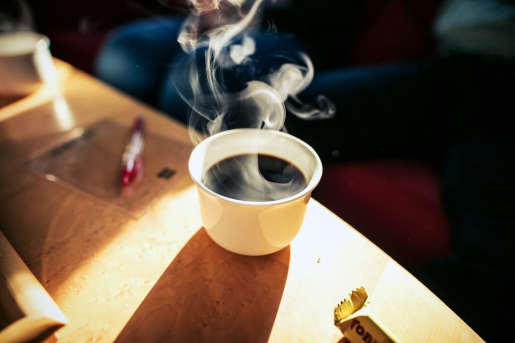 black coffee