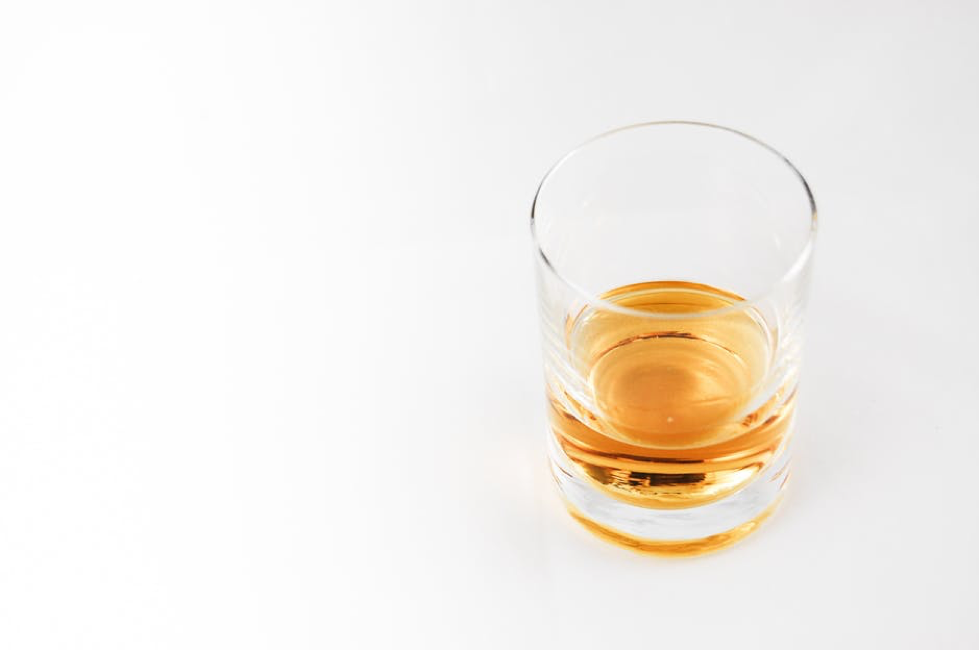 a glass of whisky