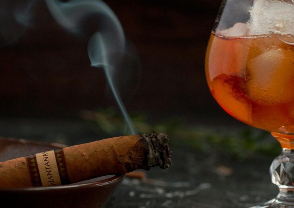 cigar and rum