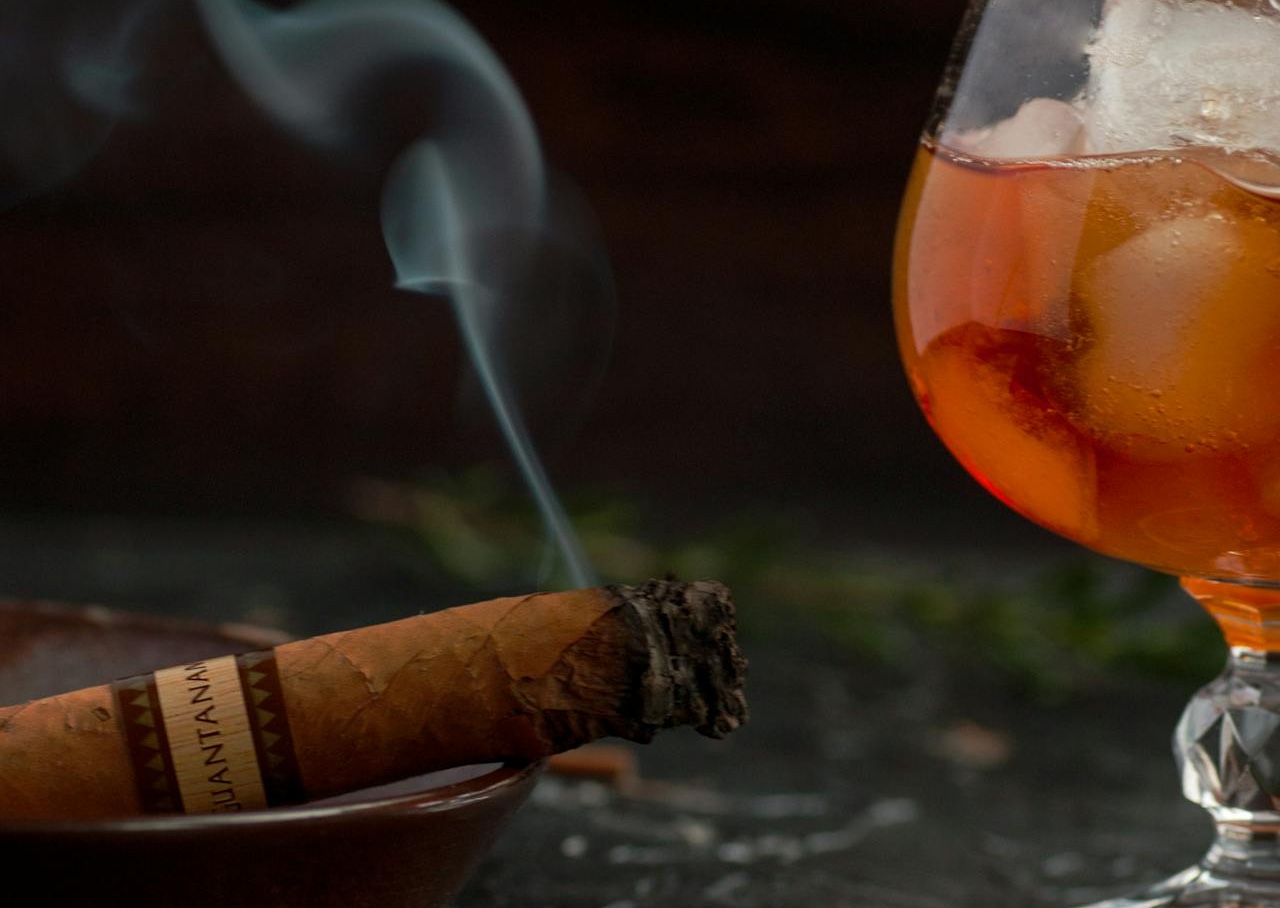 cigar and rum