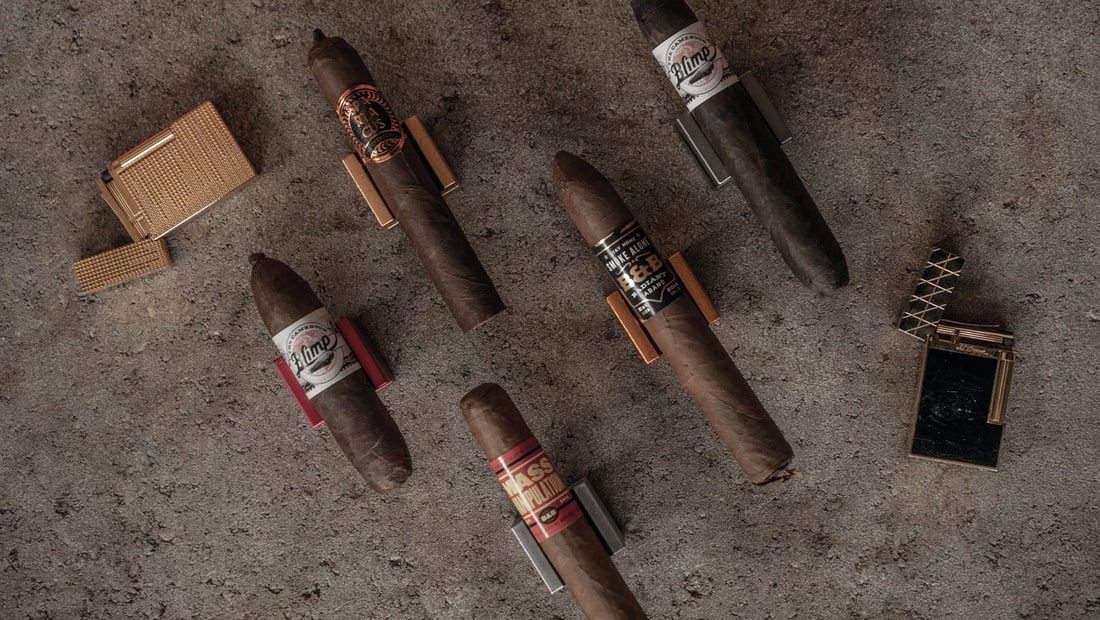 collection of unique luxury cigars