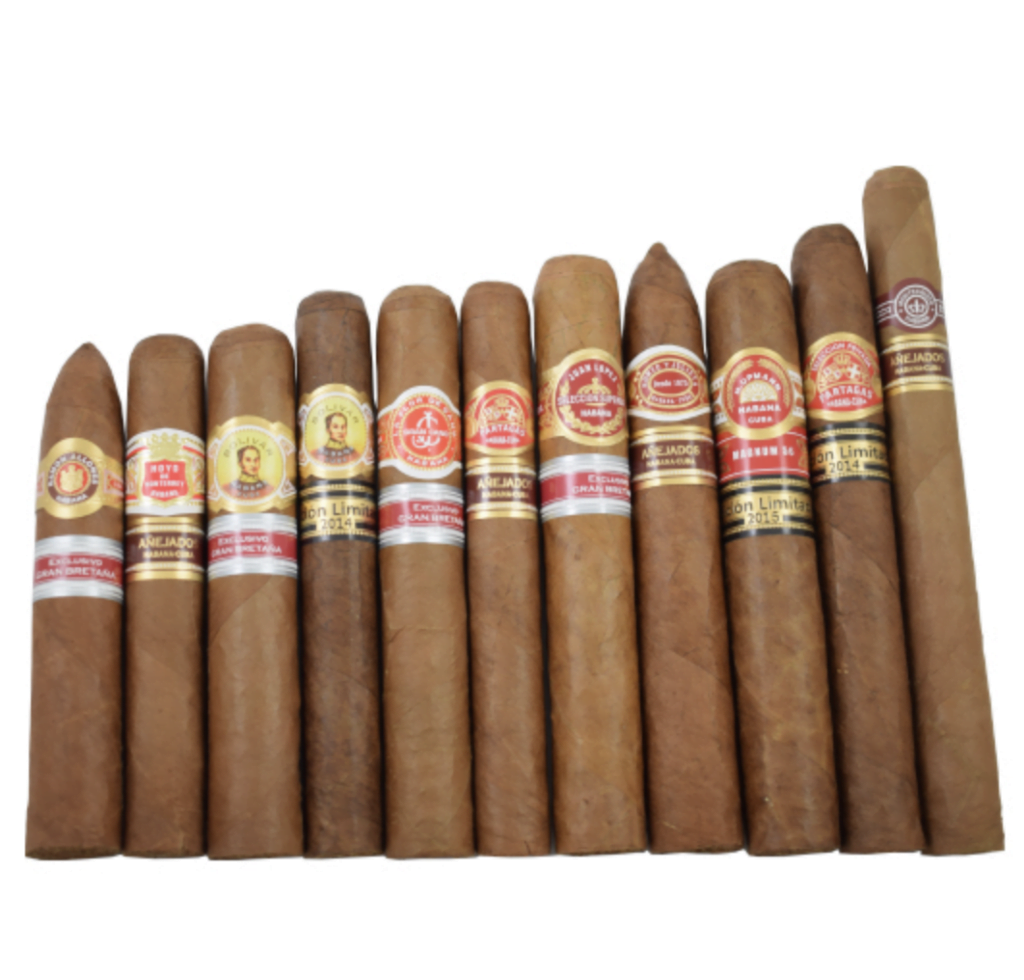 selection of Cuban cigars