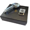 BLD Cigar Ashtray and Cigar Cutter Set - Polished Chrome - Image 2