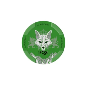 White Fox Peppered Mint Slim White Portion Nicotine Pouches - Single Tin