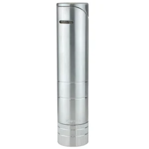 Xikar 5 x 64 Turrim Double Jet Flame Cigar Lighter - Silver