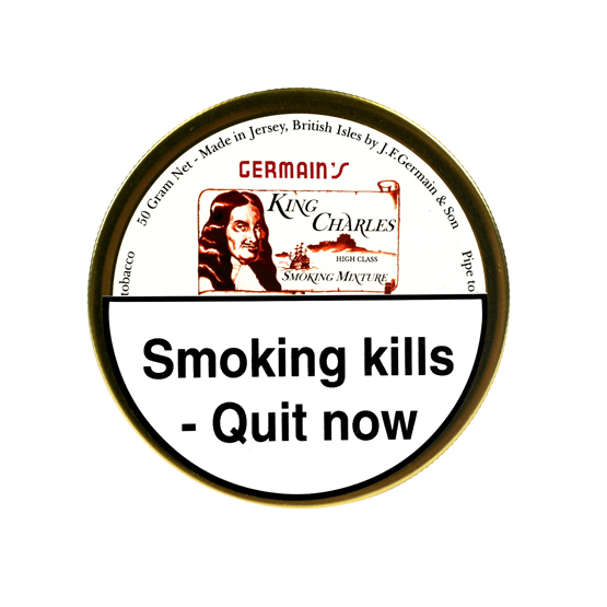 Germain's King Charles British Ready Rubbed Pipe Tobacco 50g – Single Tin