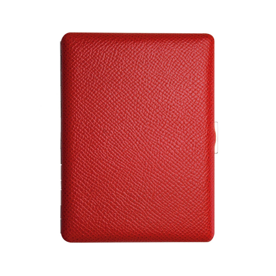 Tsubota Pearl Cosmos Noblesse Cigarette Case - Red