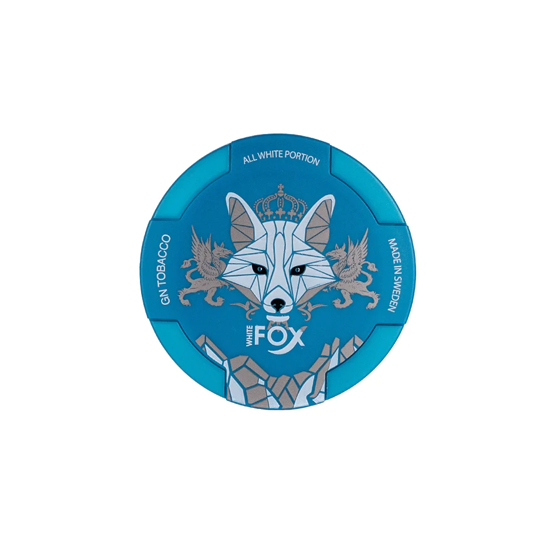 White Fox Slim Five Paws Slim White Portion Nicotine Pouches - 10 x Tins
