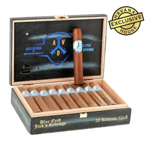 ADVentura Blue Eyed Jack's Revenge Robusto Cigar - Box of 20