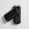 Bosquet Paris Black Grained Calf Leather Cigar Case - 2 Cigars