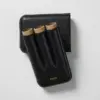 Bosquet Paris Black Grained Calf Leather Cigar Case - 3 Cigars