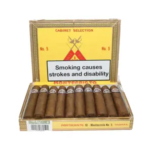 Montecristo No.5 House Reserve (Aged 10 Years) Cigar - Box of 10