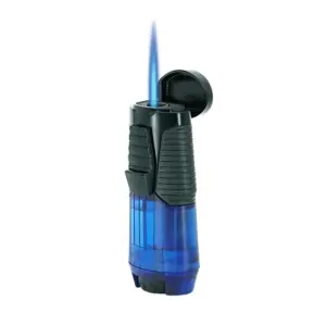 Vector Huracan Single Jet Flame Cigar Lighter - Blue