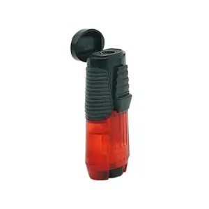 Vector Huracan Single Jet Flame Cigar Lighter - Red