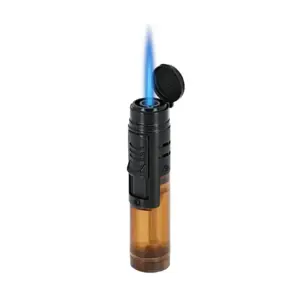 Vector Turbine Single Jet Flame Cigar Lighter - Orange