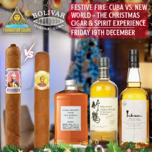 Festive Fire: Cuba vs. New World – The Christmas Cigar & Spirit Experience [19/12/25] WINDSOR