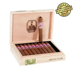 Foundation Aksum Claro Robusto Cigar - Box of 10 [Havana House Exclusive]