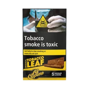 Al Capone Tobacco Leaf Wrap - Original (Pack of 5)