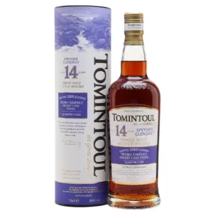 Tomintoul 14 Year Old 2009 PX Quarter Cask Finish Single Malt Scotch Whisky (70cl / 46%)