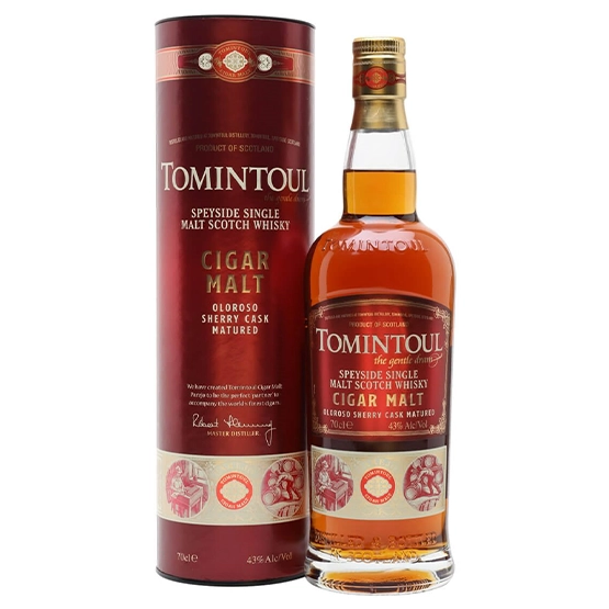 Tomintoul Cigar Malt Sherry Cask Speyside Single Malt Scotch Whisky (70cl / 43%)