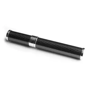 VSB Carbon Fibre Cigar Tube - Matt Black & Stainless Steel