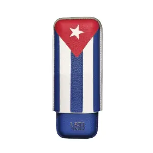 VSB Cuban Leather Cigar Case - 2 Robusto
