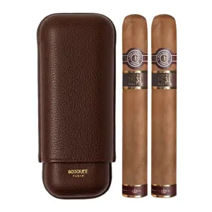 Bosquet Dark Brown 2 Leather Case and Double Montecristo Linea 1935 Maltes Christmas Cigar Deal