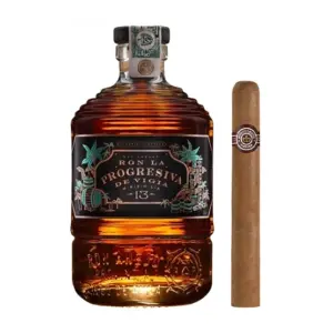 Ron La Progresiva De Vigia 13 Cuban Rum (70cl / 41%) with Montecristo No.4 Christmas Cigar Pairing
