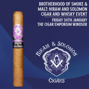 Brotherhood of Smoke & Malt: Hiram and Solomon Cigar and Whisky Event [30/01/26] WINDSOR