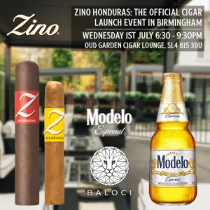 Zino Honduras: The Official Cigar Launch Event in Birmingham [01/07/26]
